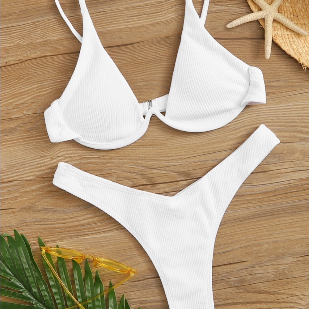 White bikini